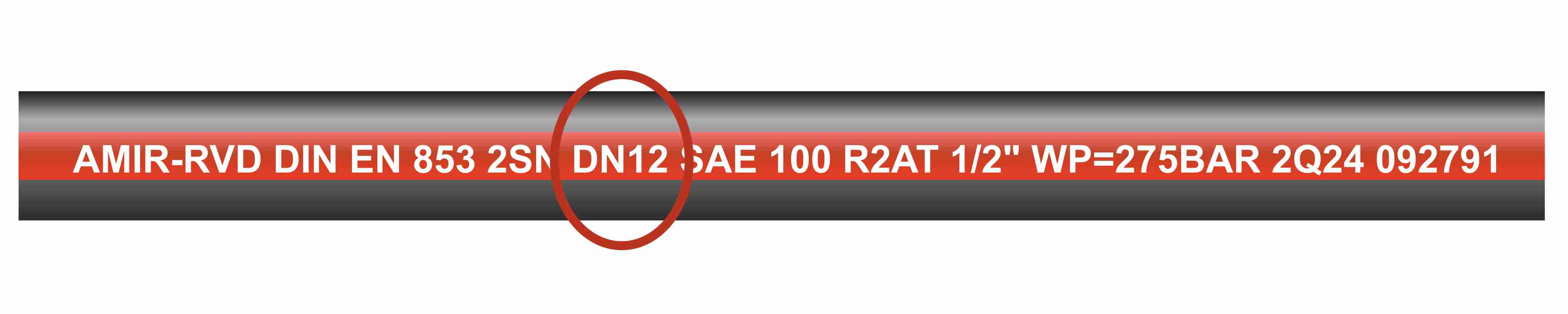 Номинальный диаметр шланга по DIN, маркировка